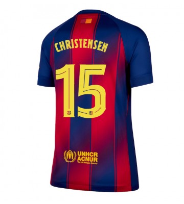 Barcelona Andreas Christensen #15 Hjemmebanetrøje Dame 2025-26 Kortærmet